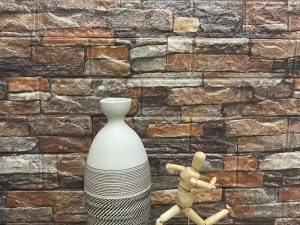 Retro Brick Pattern Self-Adhesive Waterproof Foam Wallpaper