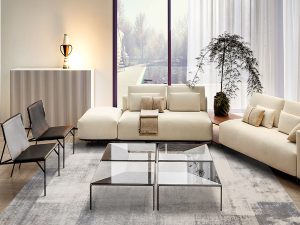 Luxurious Living Room Carpet - Elegant Comfort for Your Home