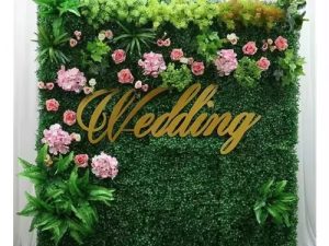 50CM*50CM Artificial Grass and Flower Wall Panels - Customizable No Insect Decor