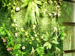 Hot Sale 50CM*50CM Artificial Grass Plants Flower Wall Decoration - Customizable for All Ceremonies
