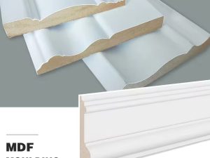 8FT-16FT MDF Cornice Frame Moulding – Elegant Decorative Ceiling Cornice