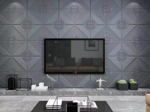 Custom Design Deep Embossed Rich Color Home Decoration Wall Panels Interior Self-Adhesive 3D Wallpaper