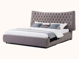 Black Wedding Bed - Air Pressure Storage Soft Bed Furniture