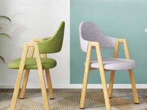 Internet Celebrity Coffee Nordic Dining Chair – Modern A-Line Iron Art Chair