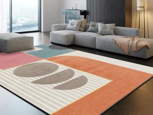 Nordic Simple Geometric Carpet - Modern Elegance for Your Living Space