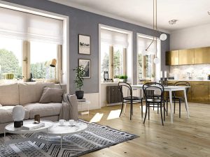 Modern Style Wooden Floor – Elegant & Durable Choice